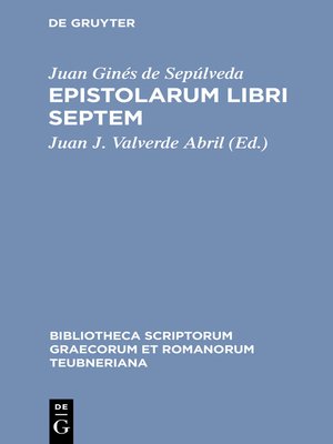 cover image of Epistolarum libri septem